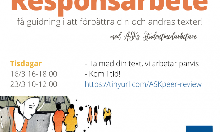 Tider för när responsarbetet är tisdagar 16.00-18.00