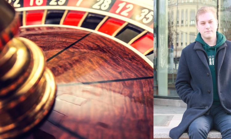 Roulettebräda med Tom till höger