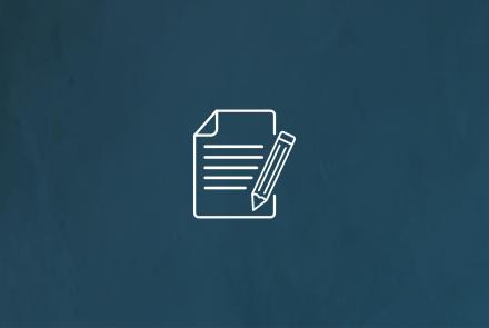 Symbol av penna och papper