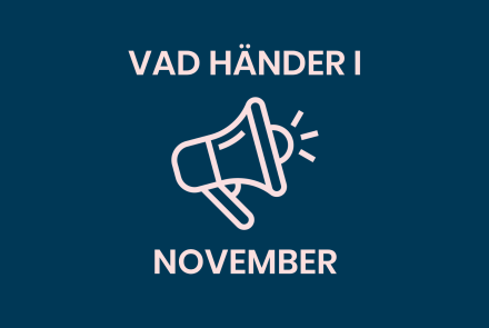 Vad händer i November?